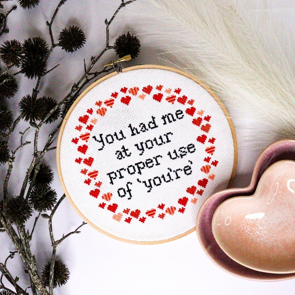 Forever Yours Cross Stitch Kit (7")